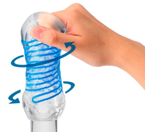Tenga Spinner Deluxe 01 Drops - innowacyjna maszyna intymna, spiralna struktura
