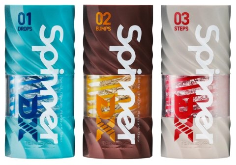 Tenga Spinner Deluxe 03 Steps - Maszyna Intymna ze Spiralnym Mechanizmem, 14 cm