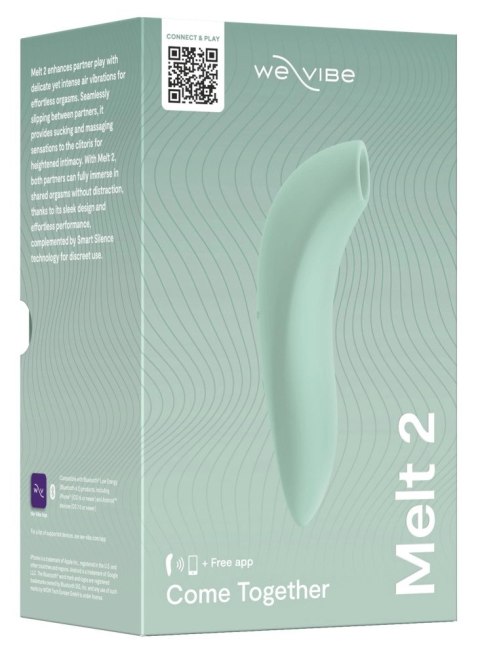 We-Vibe Melt 2 Sage - Intymny stymulator powietrzny, zielony, 13,8 cm