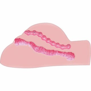 ACT Fat Ass Fucker model wibrujący z dwukanałowym systemem 19,5 cm