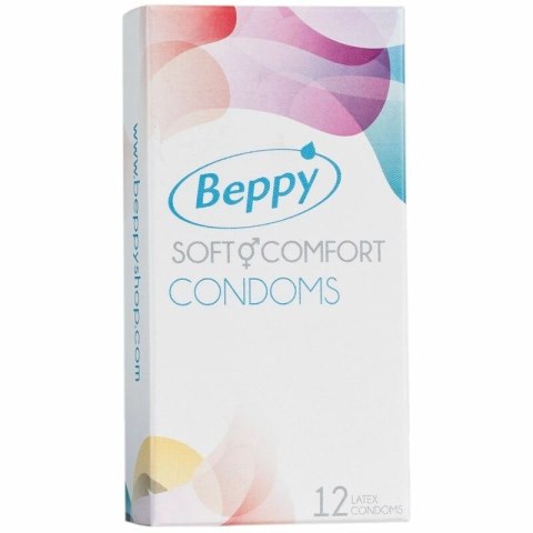 Beppy Comfort Lubricated 12 szt. prezerwatywy powiększony rozmiar