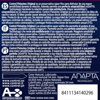 Control Finissimo Prezerwatywy Ultra Cienkie 3 sztuki 54 mm