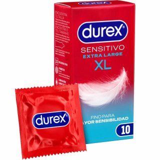 Durex Sensitive XL - cienkie prezerwatywy anatomiczne 10 sztuk
