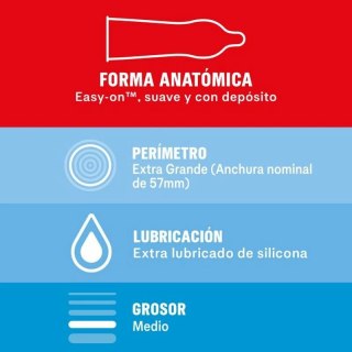 Durex Sensitive XL - cienkie prezerwatywy anatomiczne 10 sztuk