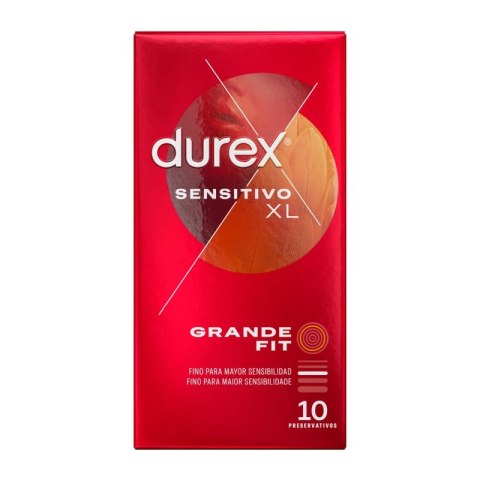 Durex Sensitive XL - cienkie prezerwatywy anatomiczne 10 sztuk