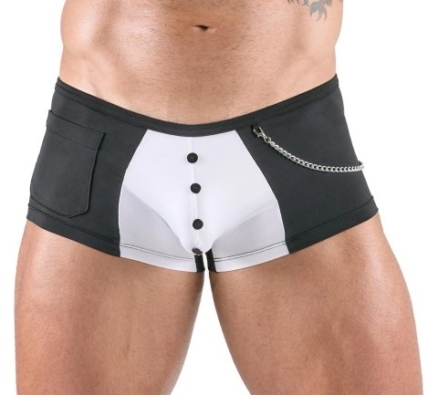 Svenjoyment Pants Waiter M - Stylowe spodnie kelnerskie czarno-białe, elastyczne