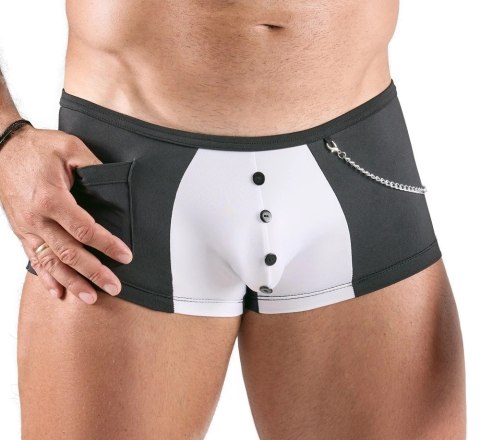 Svenjoyment Spodnie Kelnerskie 2XL Czarnobiały Styl Serwisowy