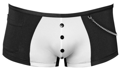 Svenjoyment Spodnie Serwisowe Męskie XL z Ozdobnymi Guzikami i Łańcuszkiem