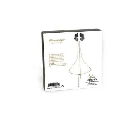 Bijoux Indiscrets Desir Metallique czarny naszyjnik metaliczny, regulowany