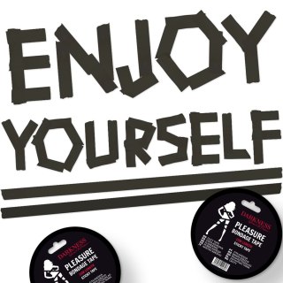 Darkness Bondage Tape 15m - czarna taśma do kreatywnych ograniczeń