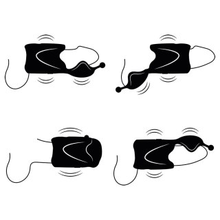 Jamyjob Intymna Maszyna Wibracyjna Silikon 9 Trybow USB Wodoodporna