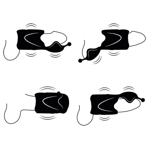 Jamyjob Intymna Maszyna Wibracyjna Silikon 9 Trybow USB Wodoodporna