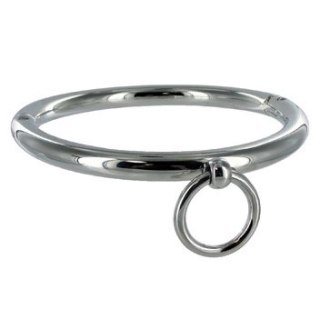 Metal Hard naszyjnik stalowy z pierścieniem O-Ring 18 cm chrom