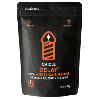 WUG Sex Sense Delay - Guma do żucia ziołowa, 10 sztuk, bez cukru