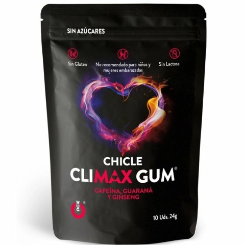 WUG Sense Climax Miętowa Guma Funkcjonalna 10 sztuk Naturalne Ekstrakty