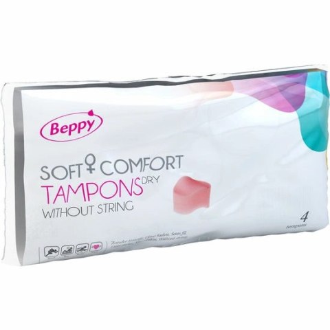 Beppy Comfort Soft Tampony bez sznurka, anatomiczne, 4 sztuki