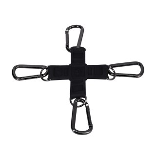 Doc Johnson Tactical Hogtie System Black - silikonowy regulator położenia