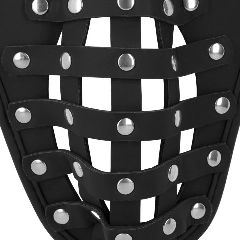 OUCH! Xtreme Pas Intymny PU Skorzany z Regulowanymi Paskami Czarny