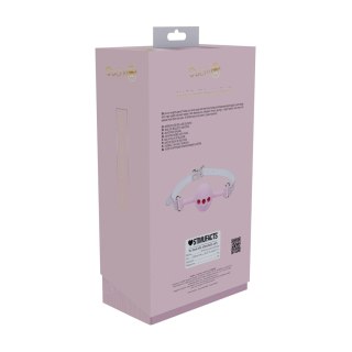 Ouch! Paris Collection Rożowy silikonowy pasujący knebel z otworami