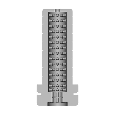 RealRock Easy Rider Transparentny - Kompaktowa maszyna intymna TPE