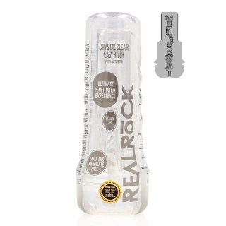 RealRock Easy Rider Transparentny - Kompaktowa maszyna intymna TPE