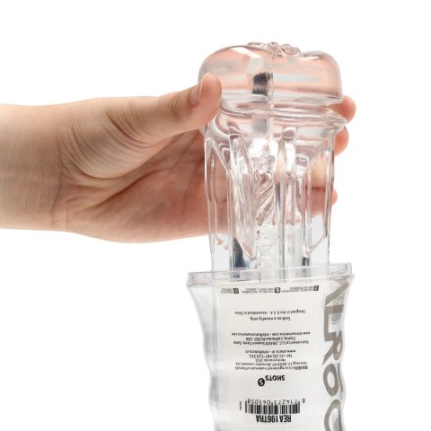 RealRock Easy Rider Transparentny - Kompaktowa maszyna intymna TPE