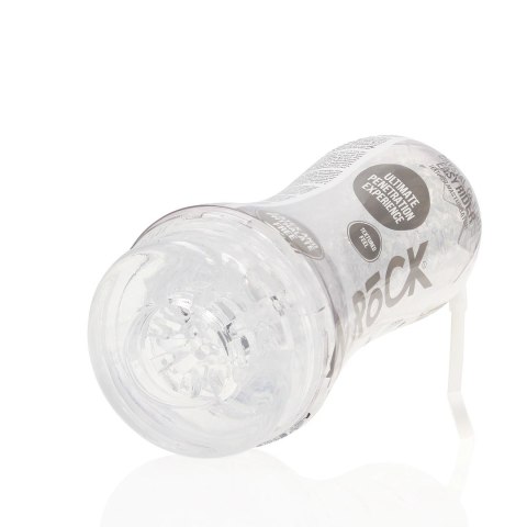 RealRock Easy Rider Transparentny - kompaktowa maszyna intymna TPE