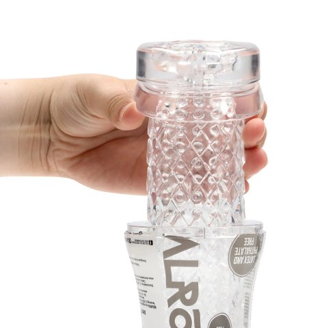 RealRock Easy Rider Transparentny - kompaktowa maszyna intymna TPE