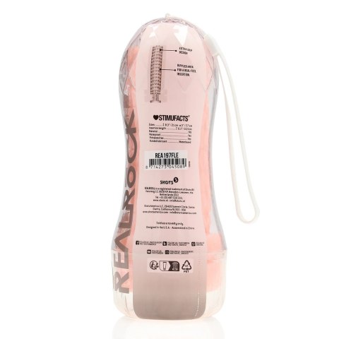 RealRock Easy Rider Transparentny - kompaktowa maszyna intymna TPE