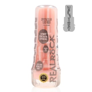 RealRock Easy Rider maszyna intymna TPE transparentna kompaktowa