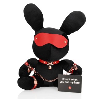 Rimba Rabbit Bondage Velvet Pluszowy Duży Czarny Model Dekoracyjny
