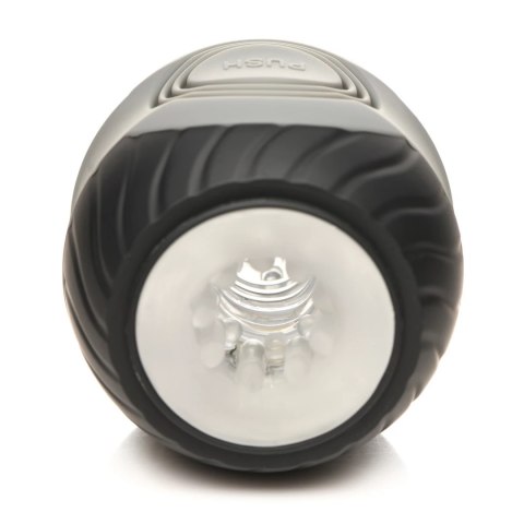 Curve Toys 10X Black - Wibrująca maszyna intymna z funkcją ściskania