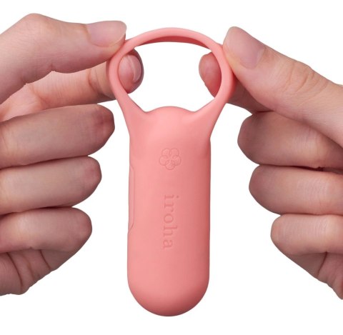 Iroha SVR+ Coral Pink - Wibrujący Pierścień Silikonowy, 8 Trybow, USB