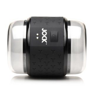 JOCK Double Stroker Black - wibrująca maszyna intymna, dwustronna, IPX7