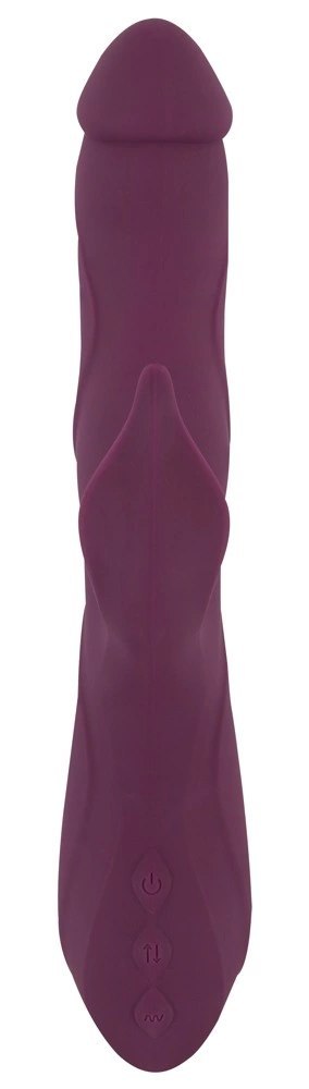 Javida 3F Vibrator Thrusting - wibrator wielofunkcyjny, silikonowy, wodoodporny