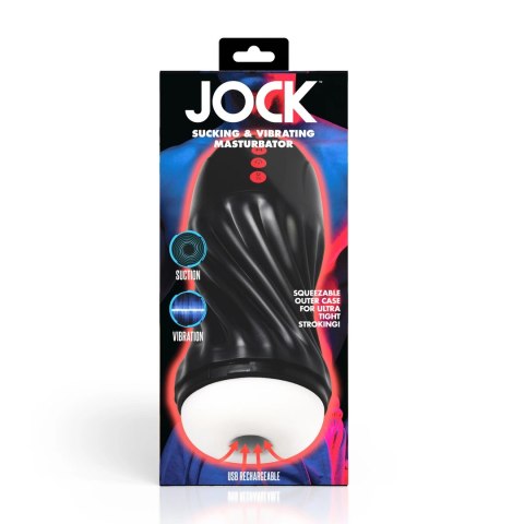 XR Brands Sucking Vibrating System Black - automatyczna maszyna intymna TPE