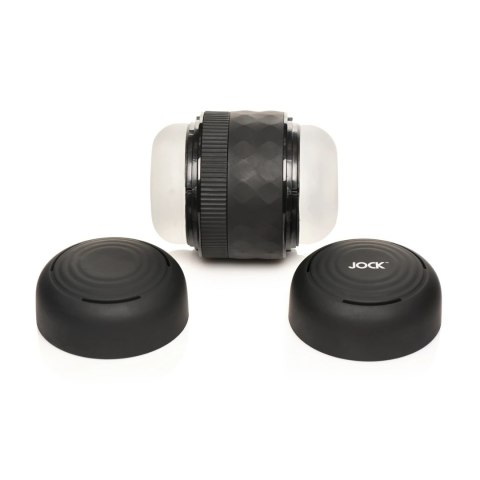 XR Brands Tightening System Black - Regulowany tunel intymny TPE