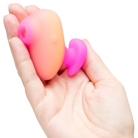 ROMP Kiss Pink Lemonade kompaktowy pulsator powietrzny, wodoodporny