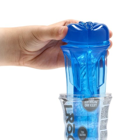 RealRock Easy Rider Transparentny - Kompaktowa maszyna intymna TPE