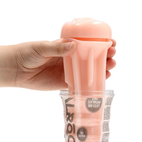 RealRock Easy Rider maszyna intymna TPE transparentna kompaktowa