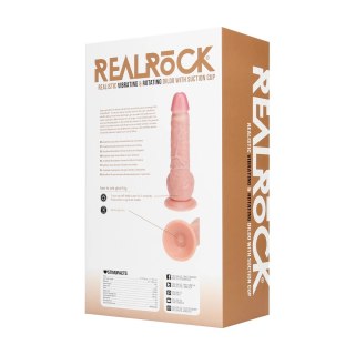 RealRock Model 8 Wibrujący Anatomiczny System z Przyssawką Tan 20,5 cm