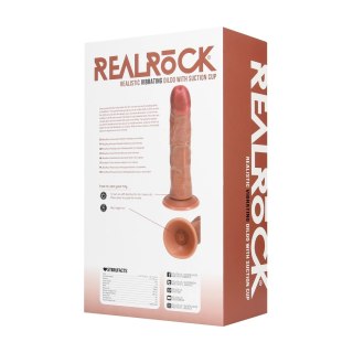 RealRock Shots Model Wibrujący Zakrzywiony 20,5 cm Tan