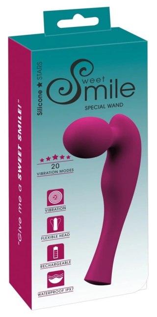 Sweet Smile Special Wand masażer wodoodporny 20 trybow 20cm