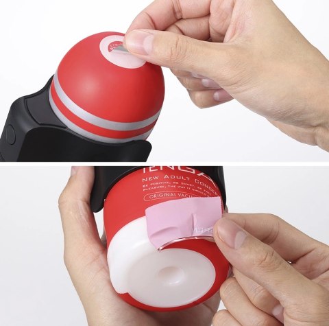 Tenga Cup Vibrator Limited Set - zestaw z nasadką wibracyjną i dwoma kubkami