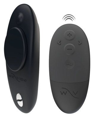 We-Vibe Moxie+ Satin Black - model zdalny, silikonowy, kompaktowy