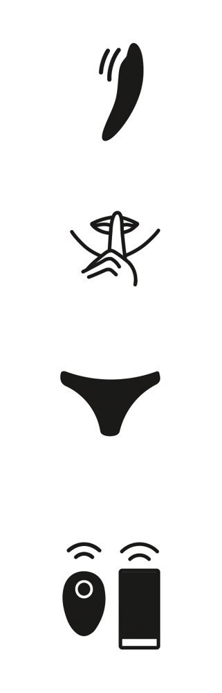 We-Vibe Moxie+ Satin Black - model zdalny, silikonowy, kompaktowy