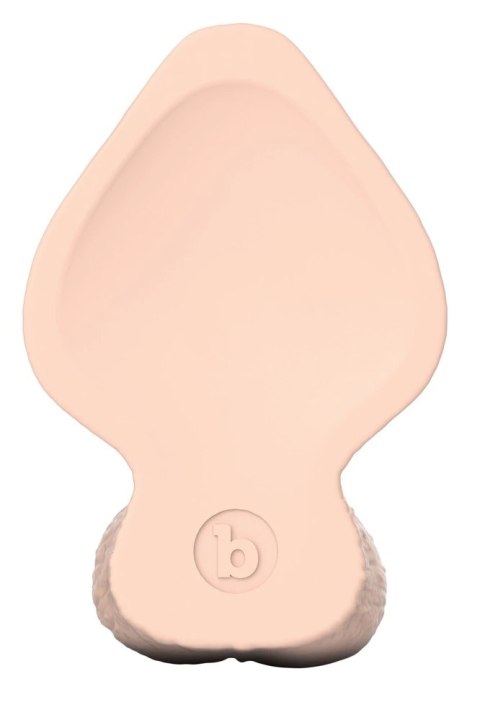 B-Vibe Slipskin 6" Girthy Crea - model elastyczny, silikonowy, 15,4 cm