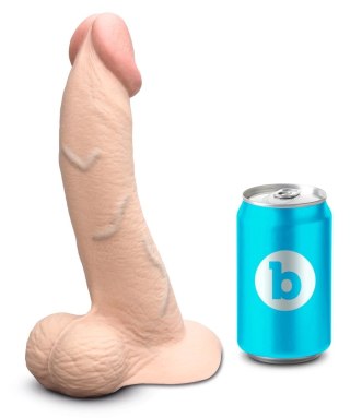 B-Vibe Slipskin 9" Curved silikonowy model anatomiczny kremowy 22,3 cm