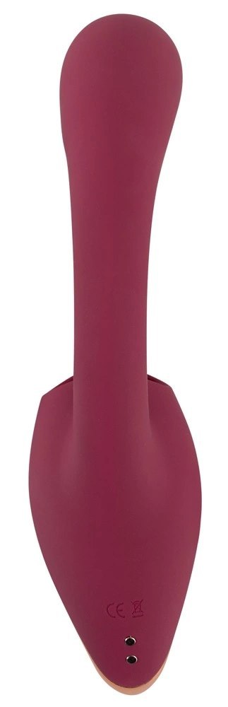 Javida 2-Function Vibrator & Licking System silikonowy 20,6 cm fioletowy