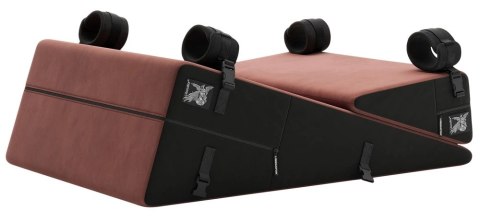 Liberator Bondage Wedge/Ramp Combo Mauve - Zestaw Klinow z Pasami 2w1